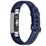 FitBit Alta HR siliconen bandje met gesp - Maat: Large - Donkerblauw