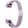 FitBit Alta HR - Milanese bandje - Maat: Large - Licht paars