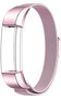 FitBit Alta HR Milanese bandje - Maat: Small - Roze