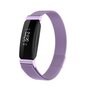 Fitbit Inspire 2 &amp; Ace 3 Milanese bandje - Maat: Large  - Lila