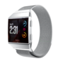 Fitbit Ionic Milanese bandje - Maat: Small - Zilver