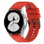 Siliconen gesp bandje - Rood - Samsung Galaxy Watch 4 - 40mm &amp; 44mm