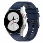 Siliconen gesp bandje - Donkerblauw - Samsung Galaxy Watch 4 - 40mm &amp; 44mm