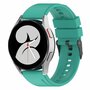 Siliconen gesp bandje - Turquoise - Samsung Galaxy Watch 4 - 40mm &amp; 44mm