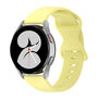 Solid color sportband - Geel - Samsung Galaxy Watch 4 - 40mm &amp; 44mm