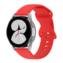 Solid color sportband - Rood - Samsung Galaxy Watch 4 - 40mm &amp; 44mm