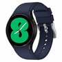 Samsung Galaxy Watch 4 - 40mm &amp; 44mm - Siliconen sportband - Donkerblauw