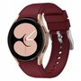 Samsung Galaxy Watch 4 - 40mm &amp; 44mm - Siliconen sportband - Bordeaux