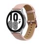 Premium Leather bandje - Lichtroze - Samsung Galaxy Watch 4 - 40mm &amp; 44mm