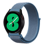 Sport Loop nylon bandje - Denim blauw - Samsung Galaxy Watch 4 - 40mm / 44mm