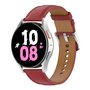 Luxe leren bandje - Bordeaux - Samsung Galaxy Watch 4 - 40mm / 44mm