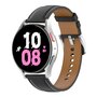 Luxe leren bandje - Zwart - Samsung Galaxy Watch 4 - 40mm / 44mm