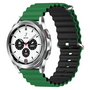 Ocean Style bandje - Groen / zwart - Samsung Galaxy Watch 4 Classic - 42mm &amp; 46mm