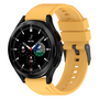 Siliconen gesp bandje - Geel - Samsung Galaxy Watch 4 Classic - 42mm &amp; 46mm