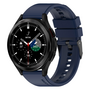Siliconen gesp bandje - Donkerblauw - Samsung Galaxy Watch 4 Classic - 42mm &amp; 46mm