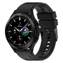 Siliconen gesp bandje - Zwart - Samsung Galaxy Watch 4 Classic - 42mm &amp; 46mm