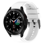 Siliconen gesp bandje - Wit - Samsung Galaxy Watch 4 Classic - 42mm &amp; 46mm