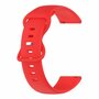 Solid color sportband - Rood - Samsung Galaxy Watch 4 Classic - 42mm &amp; 46mm