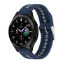 Dot Pattern bandje - Donkerblauw - Samsung Galaxy Watch 4 Classic - 42mm &amp; 46mm