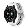 Dot Pattern bandje - Wit - Samsung Galaxy Watch 4 Classic - 42mm &amp; 46mm