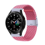 Braided nylon bandje - Roze - Samsung Galaxy Watch 4 Classic - 42mm / 46mm