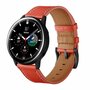 lederen bandje - Rood - Samsung Galaxy Watch 4 Classic - 42mm &amp; 46mm