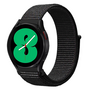 Sport Loop nylon bandje - Zwart gem&ecirc;leerd - Samsung Galaxy Watch 3 - 45mm