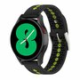 Dot Pattern bandje - Zwart met geel - Samsung Galaxy Watch 3 - 41mm