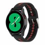 Dot Pattern bandje - Zwart met rood - Samsung Galaxy Watch 3 - 41mm