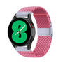 Braided nylon bandje - Roze - Samsung Galaxy Watch 3 - 41mm