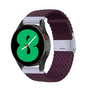 Braided nylon bandje - Donkerpaars - Samsung Galaxy Watch 3 - 41mm