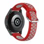 Siliconen sportbandje met gesp - Rood + grijs - Samsung Galaxy Watch 3 - 41mm