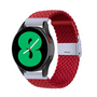 Braided nylon bandje - Rood - Samsung Galaxy Watch Active 2