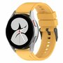 Siliconen gesp bandje - Geel - Samsung Galaxy Watch - 42mm