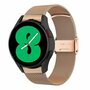 Samsung Galaxy Watch 4 - 40mm / 44mm - Milanese bandje met klemsluiting - Champagne goud