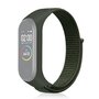 Nylon Geweven Bandje Xiaomi Mi Band 3 / 4 / 5 / 6 / 7 - Legergroen