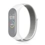 Nylon Geweven Bandje Xiaomi Mi Band 3 / 4 / 5 / 6 / 7 - Wit