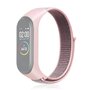 Nylon Geweven Bandje Xiaomi Mi Band 3 / 4 / 5 / 6 / 7 - Roze