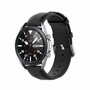 Classic leren bandje - Zwart - Samsung Galaxy Watch 4 Classic - 42mm &amp; 46mm