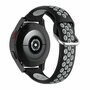 Garmin Vivoactive 4 / 4L - Siliconen sportbandje met gesp - Zwart + grijs