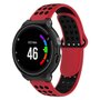 Siliconen sportbandje - Rood + zwart - Garmin Forerunner 220 / 230 / 235 / 620 / 630 / 735 (XT)