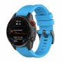 Siliconen sportbandje - Blauw - Garmin Forerunner 745 / 935 / 945 / 955 / 965