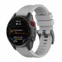 Siliconen sportbandje - Grijs - Garmin Forerunner 745 / 935 / 945 / 955 / 965