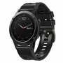 leer + siliconen bandje - Zwart - Garmin Forerunner 745 / 935 / 945 / 955 / 965