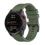 Siliconen sportbandje - Leger groen - Garmin Fenix 7X / 6X / 5X