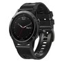 leer + siliconen bandje - Zwart - Garmin Fenix 7X / 6X / 5X