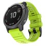 Siliconen bandje - Groen - Garmin Fenix 7X / 6X / 5X