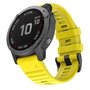 Siliconen bandje - Geel - Garmin Fenix 7X / 6X / 5X