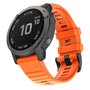 Siliconen bandje - Oranje - Garmin Fenix 7X / 6X / 5X