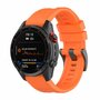 Siliconen sportbandje - Oranje - Garmin Fenix 7S / 6S / 5S &amp; Instinct 2s